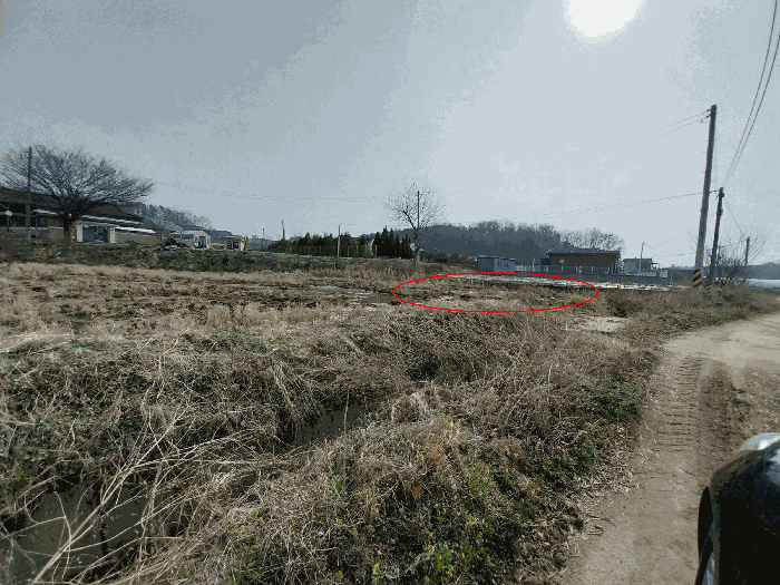 북서측에서 촬영
