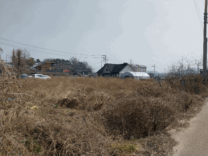 기호1의 북서측에서 촬영