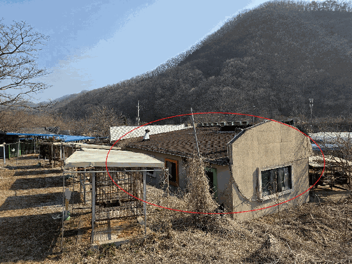 본 건 기호"3" 근린생활시설 전경(남서측에서 촬영)