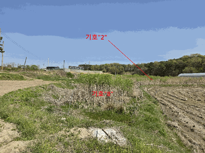 본 건 기호"2,8" 전경(남서측에서 촬영)