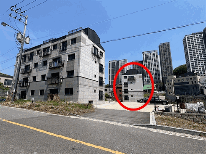 본 단지 남서측에서 촬영