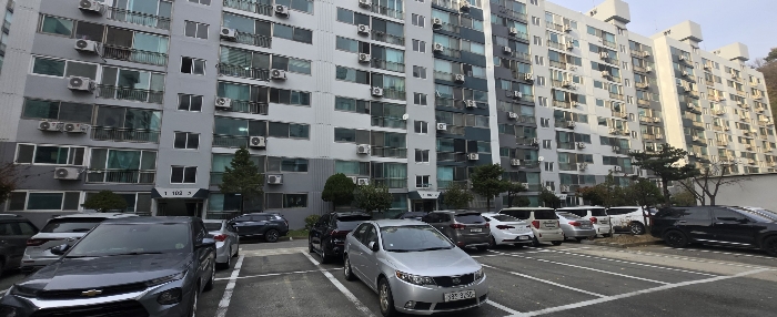 아주1차아파트 제102동 전경