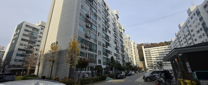 아주1차아파트 제102동 전경