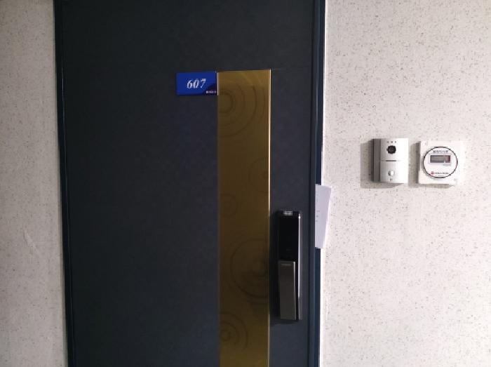 * 본건 목적물 607호 현관문 전경
