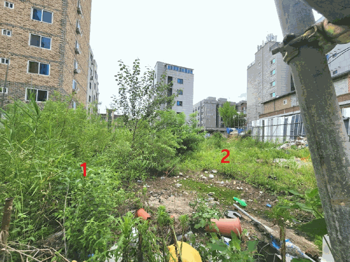 기호1,2 전경(남서측에서 촬영)