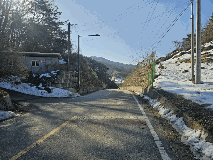 대상토지 주위환경
(북측에서 촬영)