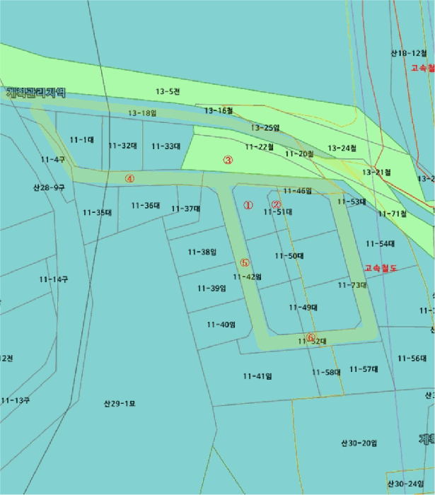 지적개황도