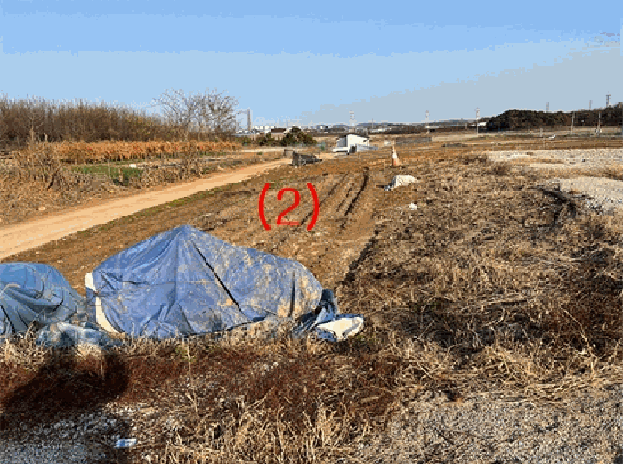 기호(2)토지 남서측에서 촬영
