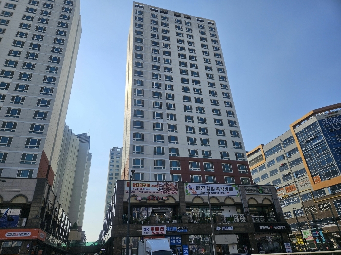 배곧헤리움어반크로스2차 에이동 전경(북동측에서)