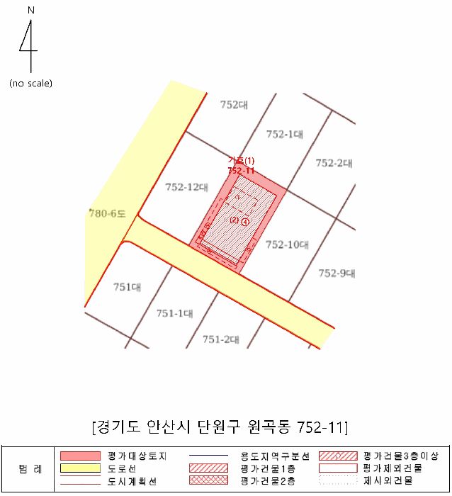 지적 및 건물개황도