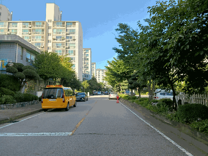주변 단지내 도로