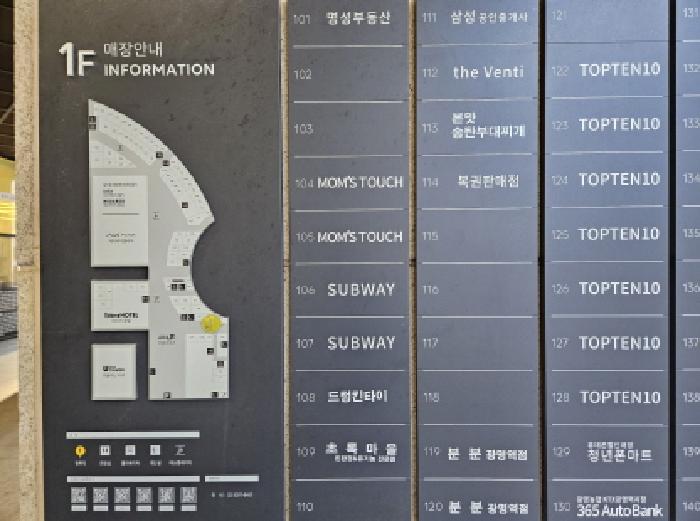 1층 평면도