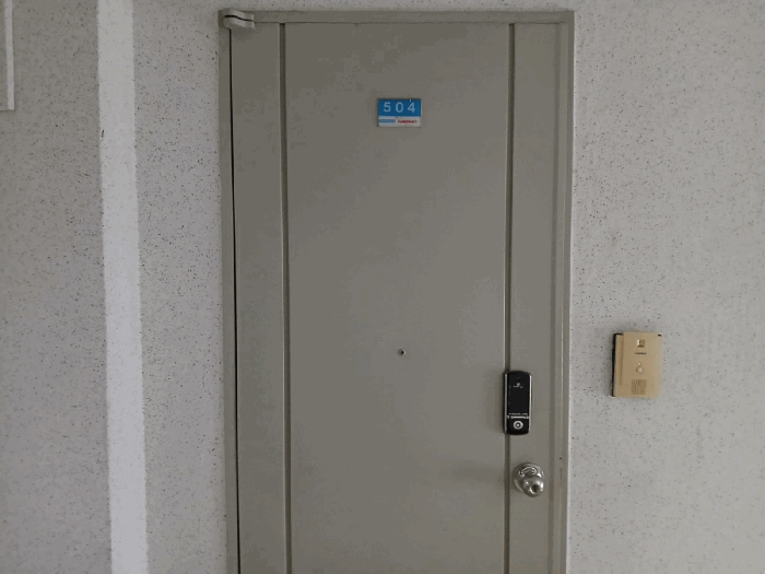 선경아파트 제15동 504호 현관문 및 공용출입구
