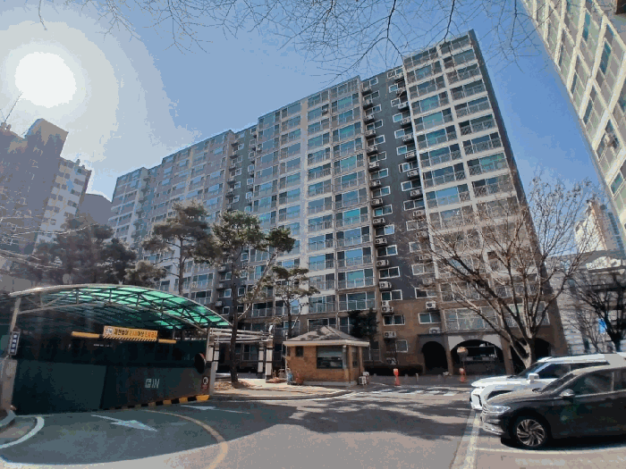 대상아파트 303동 및 단지전경