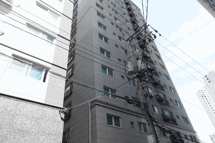 건물 외관 - 남측에서 촬영