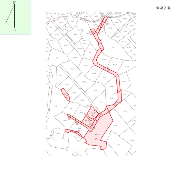 지적도 사진