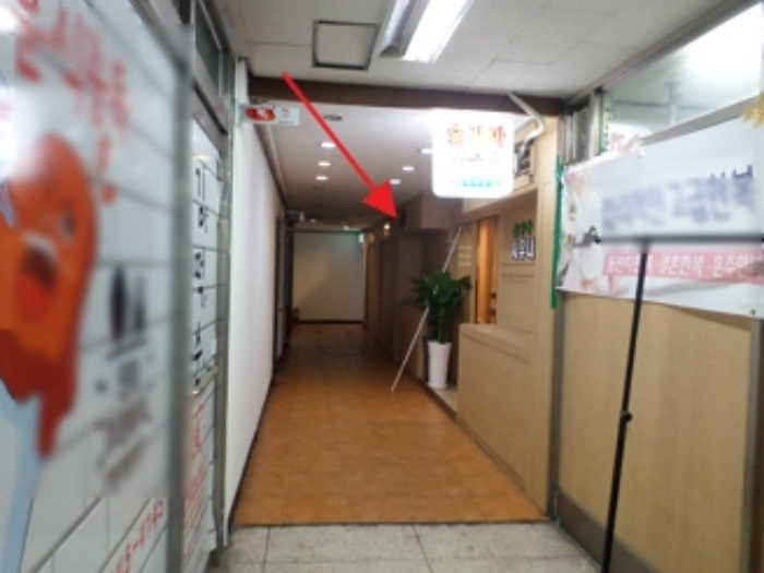 1층 사우나 입구 부분(목록9 일대)