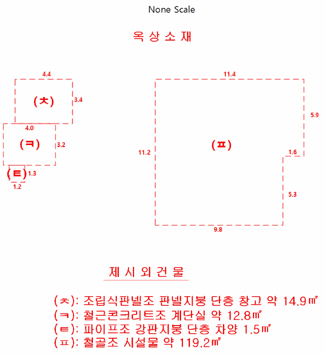 건 물 개 황 도