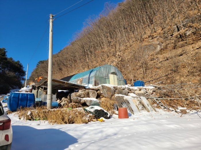 지적경계 부근 제시외물건 사진