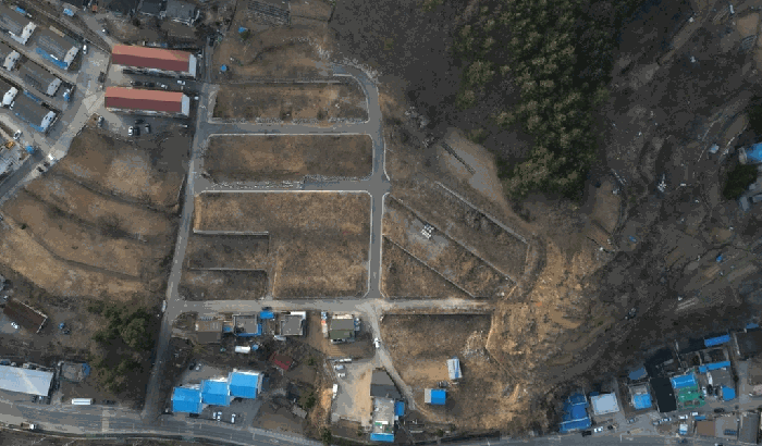 본건 남동측 원경