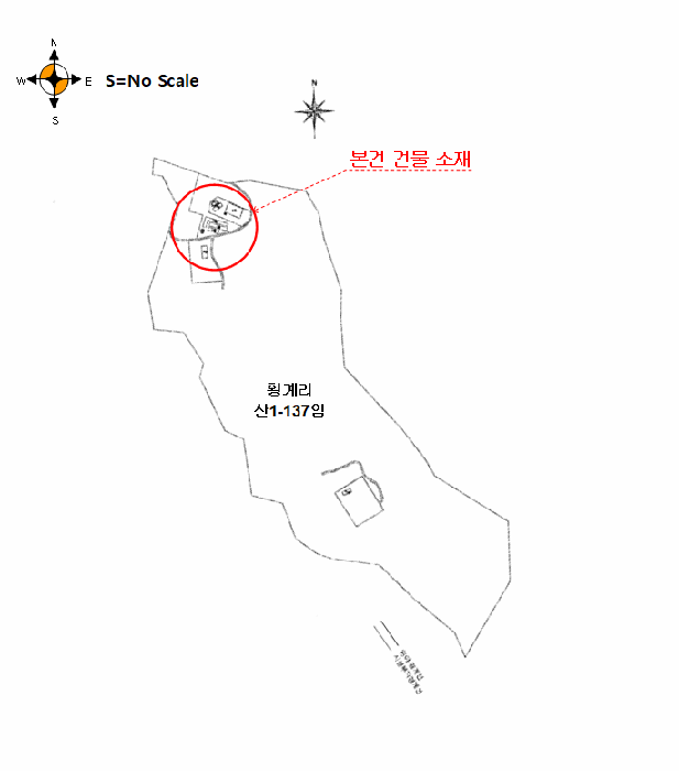 지적 및 건물개황도