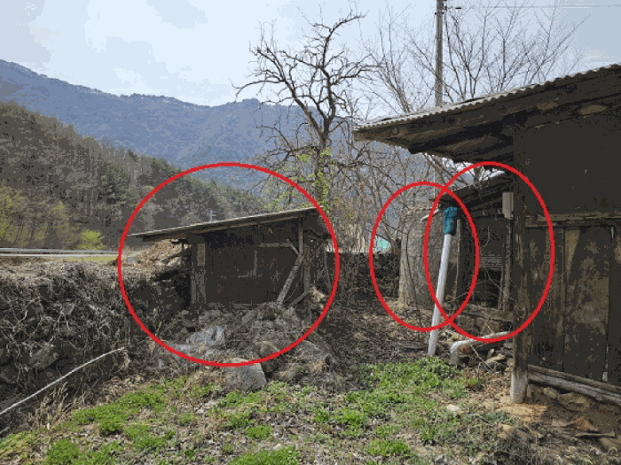 본건 지상 소재 제시외건물