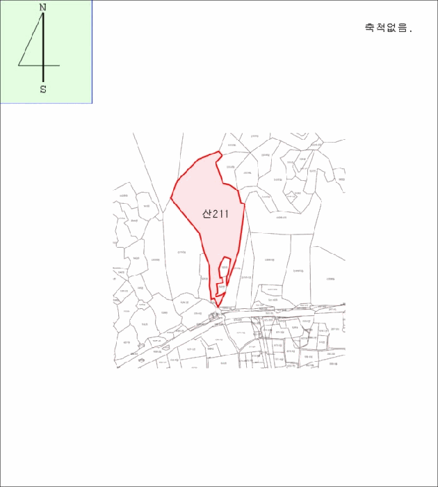 지적도 사진