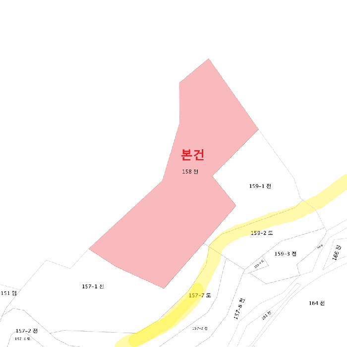 지적 및 건물개황도