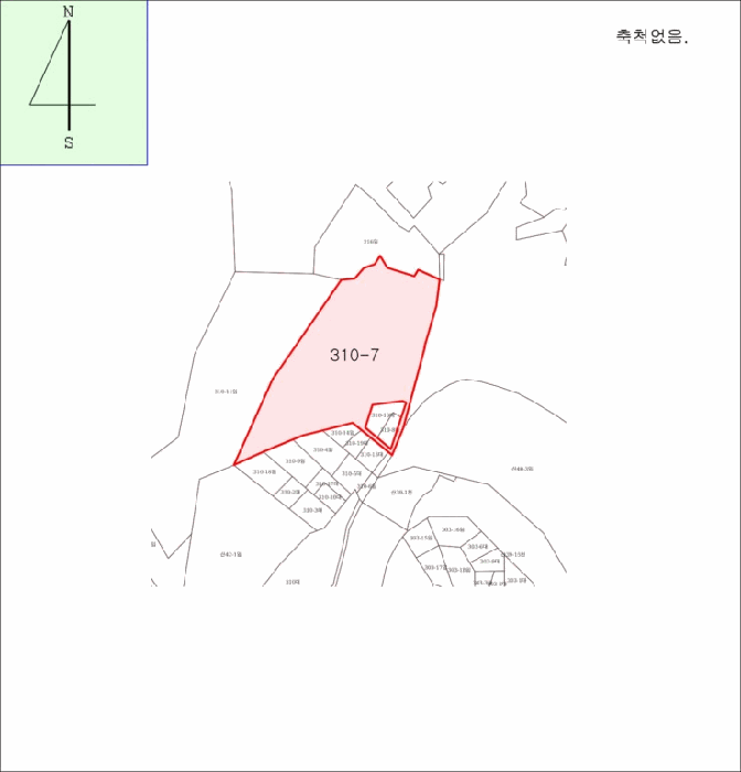 지적도 사진