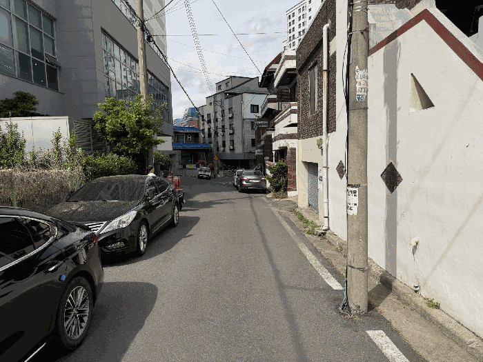 남동측 도로상황