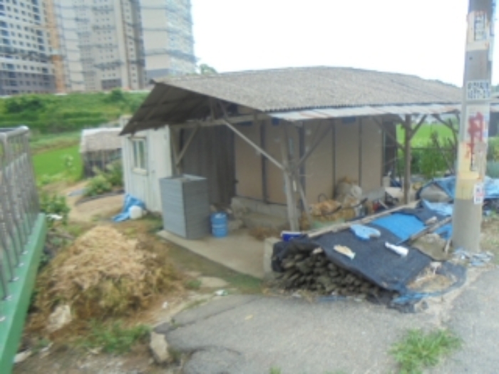 목적물 1번에 건조기, 콘테이너박스