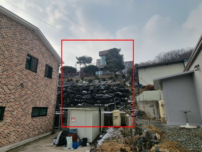 북측 아래쪽에서 본 기호1, 4 전경