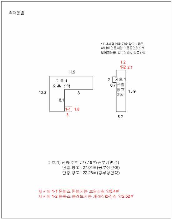 건 물 개 황 도