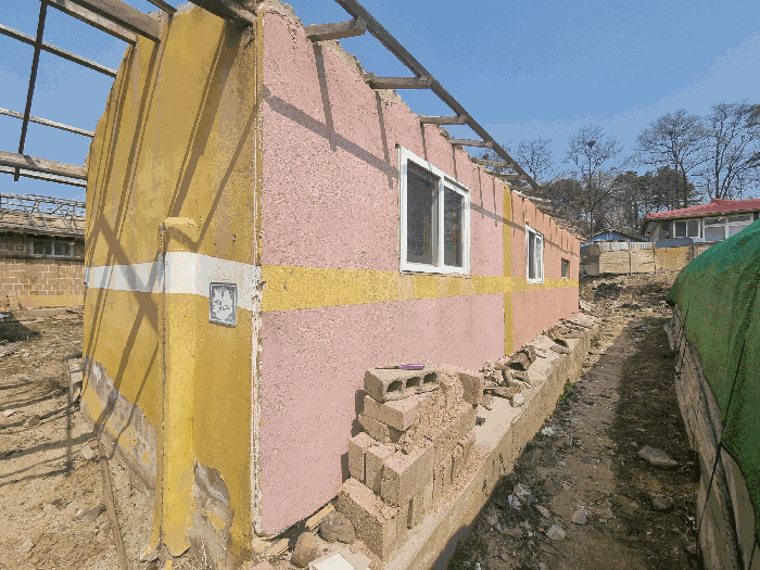 기호1 단층 창고 후면 전경