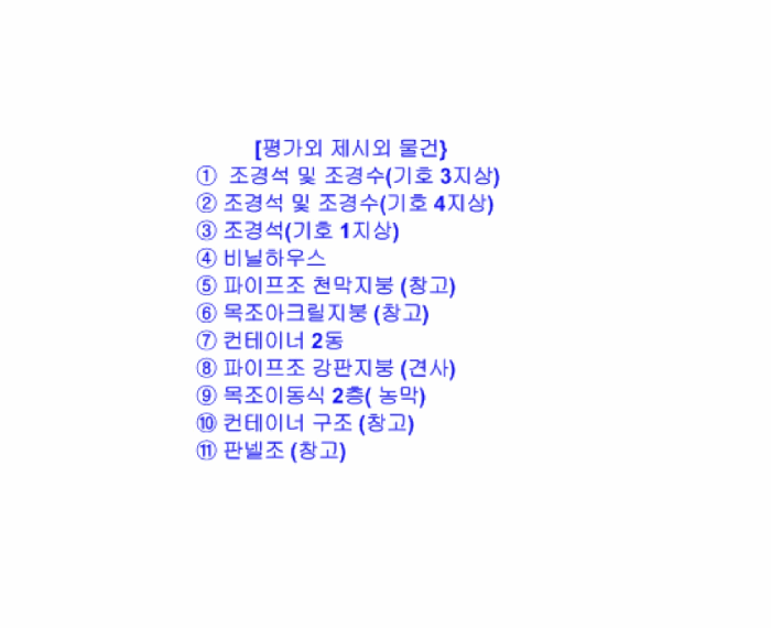 평가외 제시외 물건