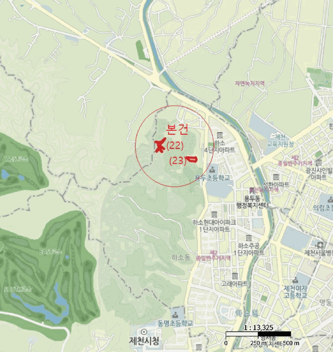 광 역 위 치 도(기호22,23)