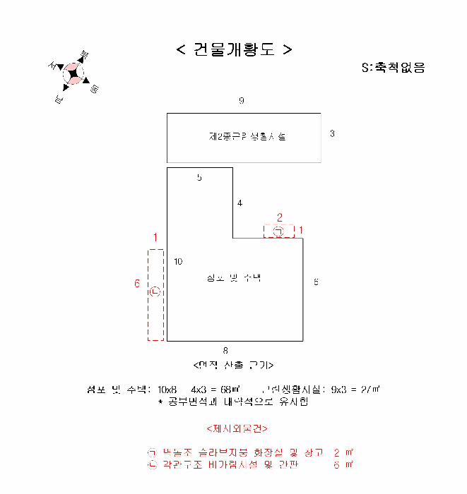 건 물 개 황 도