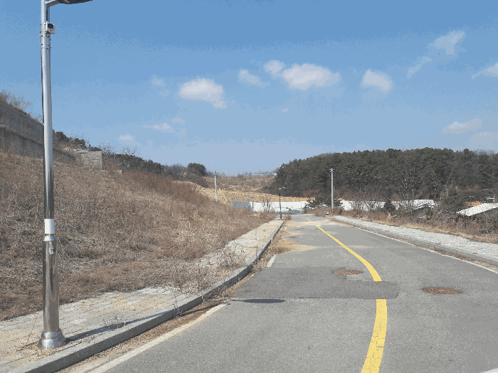 기호(3) 동측부분 및 기호(4) 남측에서 촬영