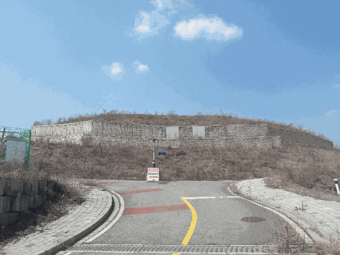 본건 단지 남동측 내부 촬영