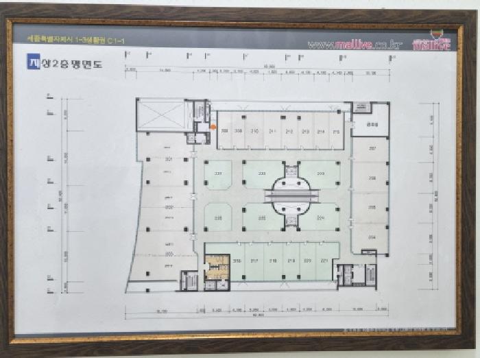 2층 평면도 모습