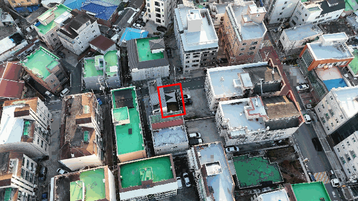 기호 1 경사 항공사진
