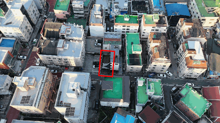 기호 1 경사 항공사진