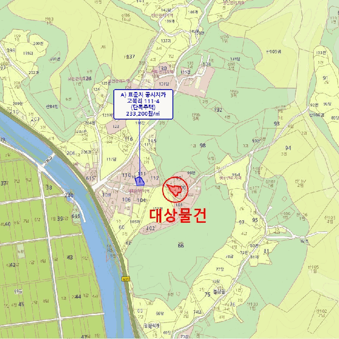 표준지위치도