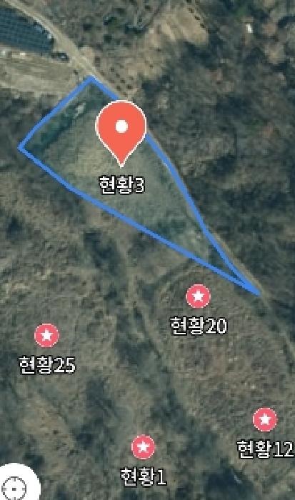 목록3 위성지도 모습