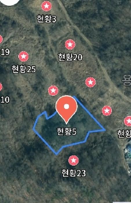 목록5 위성지도 모습