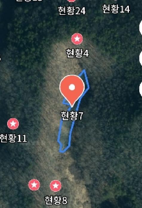 목록7 위성지도 모습