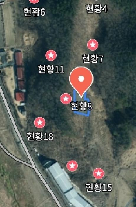 목록8 위성지도 모습