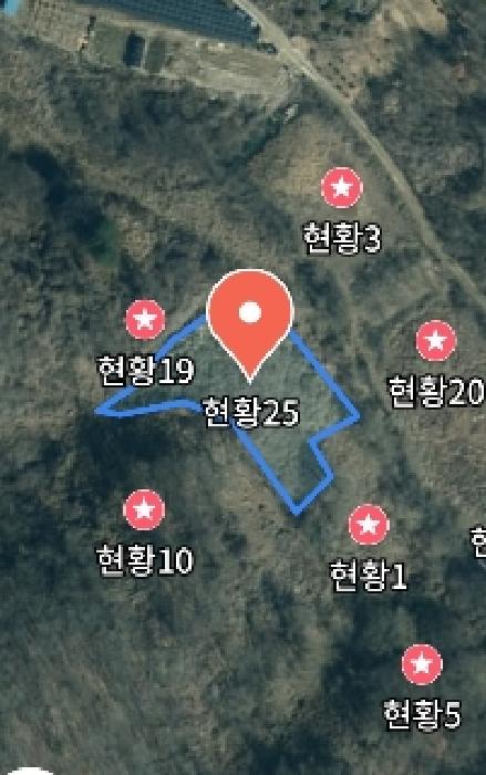 목록25 위성지도 모습