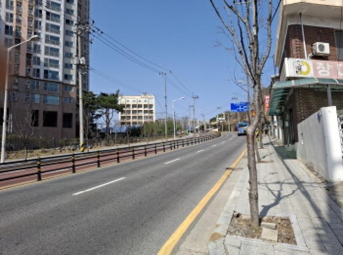 목록14,15 주변 도로 모습