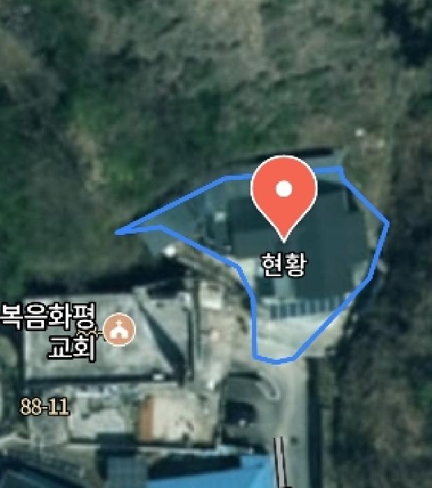 위성지도 모습